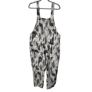 Vintage L’AVIE Made In Italy Stretch Camo Jumpsuit Overalls Rare! L XL